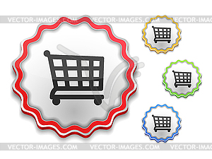 Shopping Cart Icon - vector image