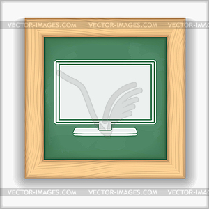 Computer Icon - vector clip art