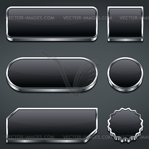 Buttons Templates - vector image