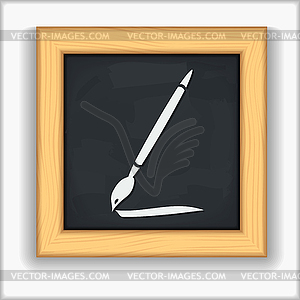 Brush Icon - vector clipart