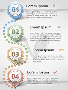 Infographics Design Template - vector clip art