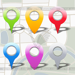 Map Markers - vector image