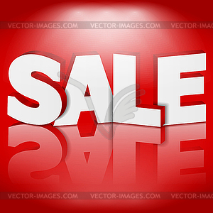 3D Sale - stock vector clipart