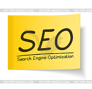 SEO Concept - vector clipart