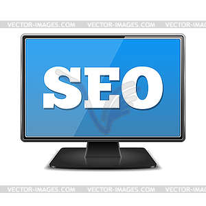 SEO Concept - vector clip art