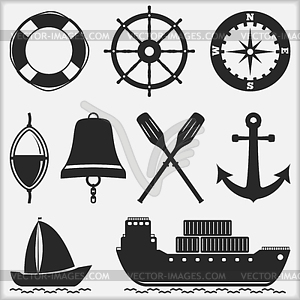 Nautical Icons - vector image