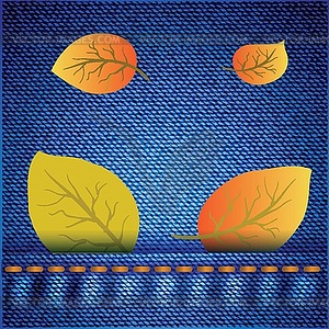 Autumn leaves - vector clip art