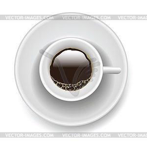Cup of coffee - vector image