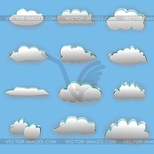 Clouds - vector clipart