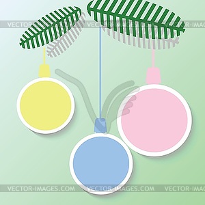New year minimal background - vector clip art