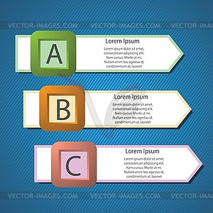 Info graphic arrows structure - vector image