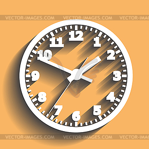 Wall clock.  - vector image