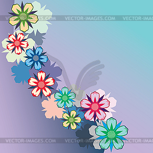 Floral seamless background - vector clip art