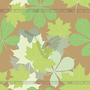 Floral seamless background - vector clip art