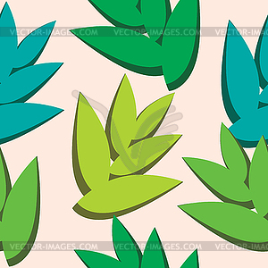Floral seamless background - vector clipart