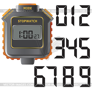 Stopwatch.  - vector image