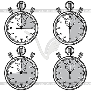 Stopwatch.  - vector EPS clipart