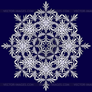 Beautiful lace pattern. circular background - vector clipart