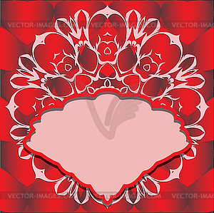 Card for pleasant and gentle tposlaniya - vector clipart