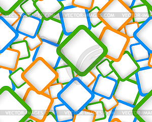 Seamless pattern with squares - vector image