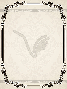 Vintage frame - vector clipart