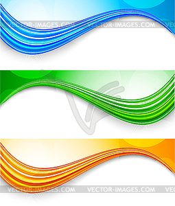 Set of tech banners - vector image