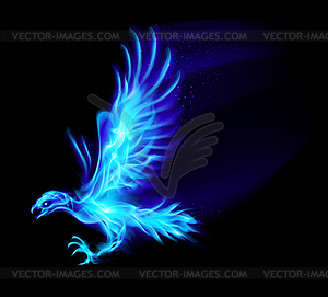 Fire hawk - vector clip art