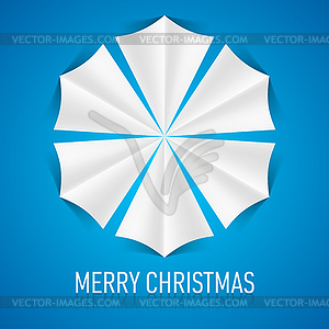 Paper snowflake - vector image