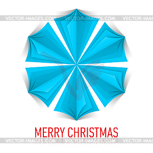 Paper snowflake - vector clipart