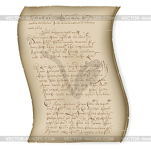 Abstract of manuscript - vector clipart