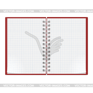 Realistic notebook - vector clip art