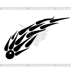 Black abstract element - vector clip art