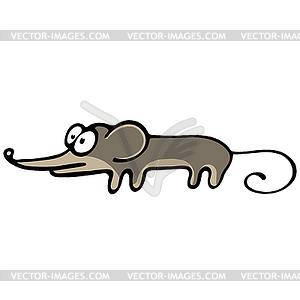 Abstract mouse - vector clip art