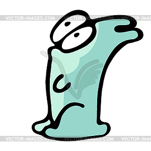 Abstract bunny - vector clipart