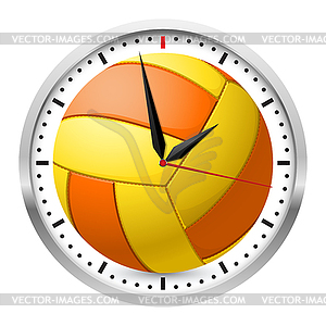 Sports Wall Clock - vector clip art