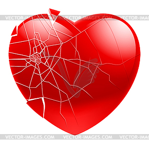 Broken Heart - vector clipart