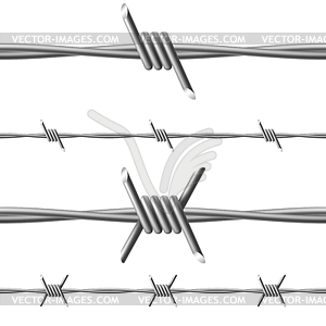 Barbed wire - vector image