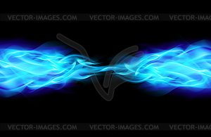 Blue Flame - векторное изображение клипарта