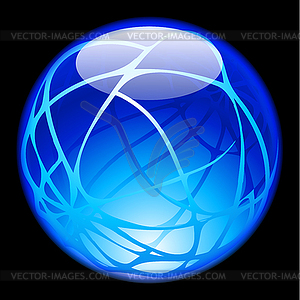 Glass Sphere - vector clipart