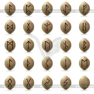 Runic Stones - vector clip art