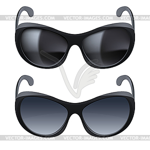 Realistic sunglasses - vector image