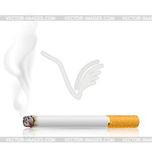 Cigarette burns - vector clip art