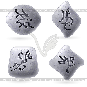 Runic Stones - vector clipart