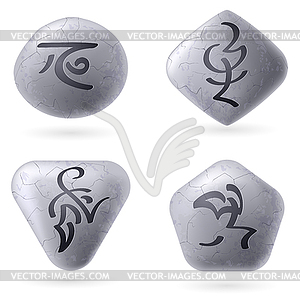 Runic Stones - vector clip art