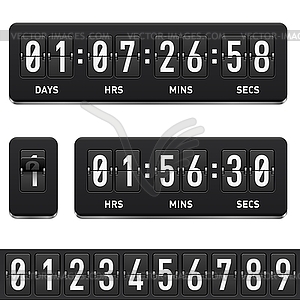Countdown timer - vector image