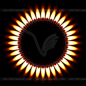 Gas Flame - vector image