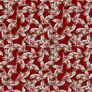 Leaves Background - vector clip art