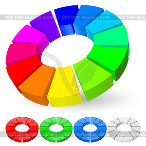 Pie chart - vector image