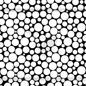 Black and White Bubble - vector clipart