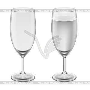 Wineglasses - vector clip art